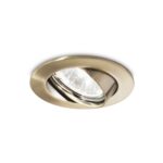 IDEAL LUX Χωνευτό Φωτιστικό Οροφής SWING 1xGU10 Χρυσού Χρώματος – 083186