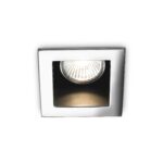 IDEAL LUX Χωνευτό Φωτιστικό Οροφής FUNKY 1xGU10 Χρωμίου – 083193