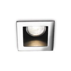 IDEAL LUX Χωνευτό Φωτιστικό Οροφής FUNKY 1xGU10 Χρωμίου – 083193