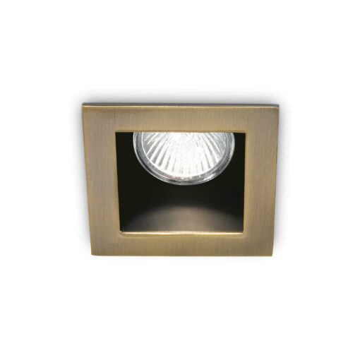 IDEAL LUX Χωνευτό Φωτιστικό Οροφής FUNKY 1xGU10 Χρυσού Χρώματος – 083247