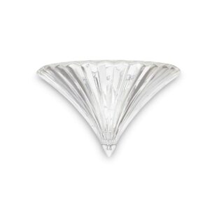 IDEAL LUX Απλίκα Τοίχου Γυάλινη SANTA 1xE14 Διαφανές – 087368