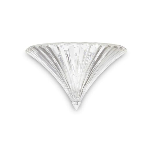 IDEAL LUX Απλίκα Τοίχου Γυάλινη SANTA 1xE14 Διαφανές – 087368