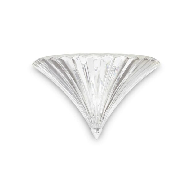 IDEAL LUX Απλίκα Τοίχου Γυάλινη SANTA 1xE14 Διαφανές – 087368