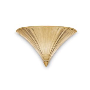 IDEAL LUX Απλίκα Τοίχου SANTA 1xE14 Χρυσού Χρώματος – 087375