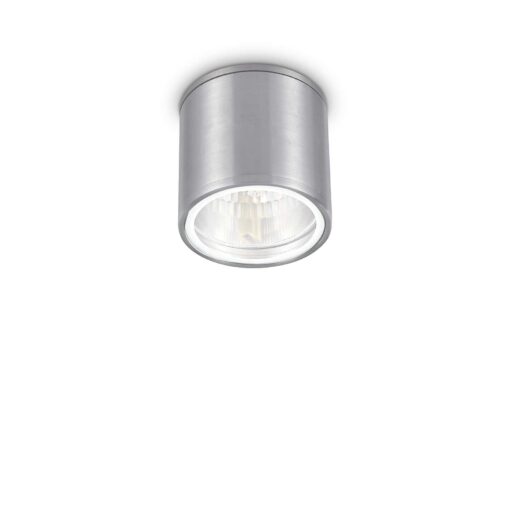 IDEAL LUX Φωτιστικό Σποτ Οροφής Βεράντας GUN 1xGU10 IP44 Αλουμινίου – 092324