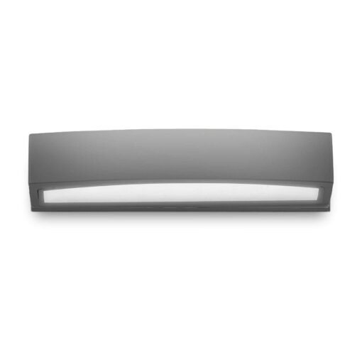 IDEAL LUX Απλίκα Τοίχου ANDROMEDA 2xE27 IP55 Χρώματος Ανθρακί – 092355