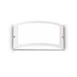 IDEAL LUX Επιτοίχιο Φωτιστικό REX-1 1xE27 IP44 Λευκού Χρώματος – 092393