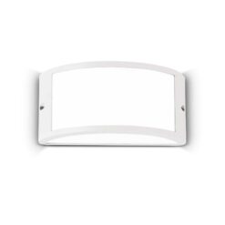 IDEAL LUX Επιτοίχιο Φωτιστικό REX-1 1xE27 IP44 Λευκού Χρώματος – 092393