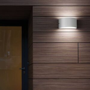 IDEAL LUX Επιτοίχιο Φωτιστικό REX-2 AP1 1xE27 IP44 Ανθρακί Χρώματος – 092423