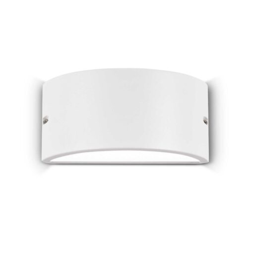 IDEAL LUX Επιτοίχιο Φωτιστικό REX-2 1xE27 IP44 Λευκού Χρώματος – 092416