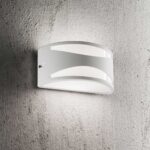 IDEAL LUX Επιτοίχιο Φωτιστικό REX-3 1xE27 IP44 Χρώματος Ανθρακί – 092447