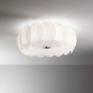 IDEAL LUX Φωτιστικό Οροφής OVALINO 5xE27 Λευκού Χρώματος – 093963