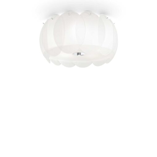 IDEAL LUX Φωτιστικό Οροφής OVALINO 5xE27 Λευκού Χρώματος – 093963