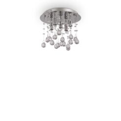 IDEAL LUX Φωτιστικό Οροφής MOONLIGHT 5xG9 Χρώμιο – 094649