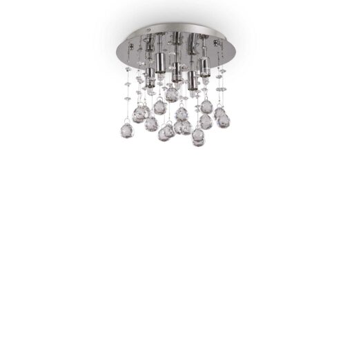 IDEAL LUX Φωτιστικό Οροφής MOONLIGHT 5xG9 Χρώμιο – 094649