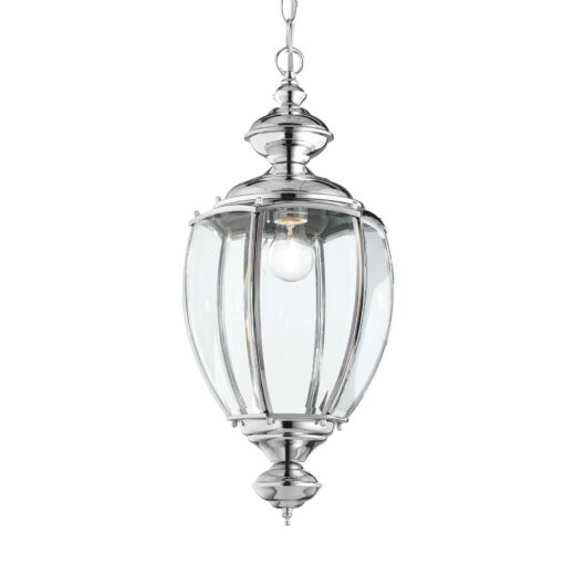 IDEAL LUX Κρεμαστό Φωτιστικό NORMA 1xE27 Χρωμίου – 094786