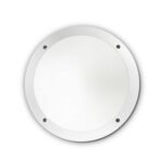 IDEAL LUX Απλίκα Τοίχου POLAR-1 1xE27 IP66 Λευκού Χρώματος – 096667