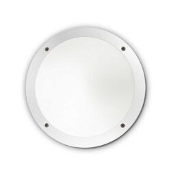 IDEAL LUX Απλίκα Τοίχου POLAR-1 1xE27 IP66 Λευκού Χρώματος – 096667
