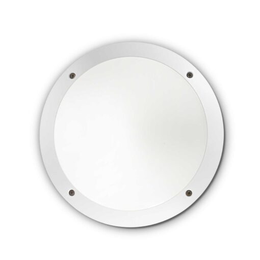 IDEAL LUX Απλίκα Τοίχου POLAR-1 1xE27 IP66 Λευκού Χρώματος – 096667