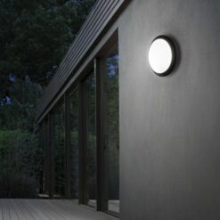 IDEAL LUX Απλίκα Τοίχου POLAR-1 1xE27 IP66 Λευκού Χρώματος – 096667