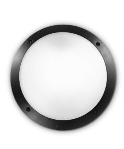 IDEAL LUX Φωτιστικό Οροφής POLAR-1 1xE27 IP66 Μαύρου Χρώματος – 096674