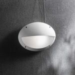 IDEAL LUX Επιτοίχιο Φωτιστικό για Σκαλοπάτια MEDEA-2 1xE27 IP66 Λευκού Χρώματος – 096735
