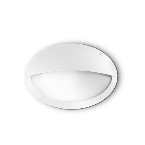 IDEAL LUX Επιτοίχιο Φωτιστικό για Σκαλοπάτια MEDEA-2 1xE27 IP66 Λευκού Χρώματος – 096735