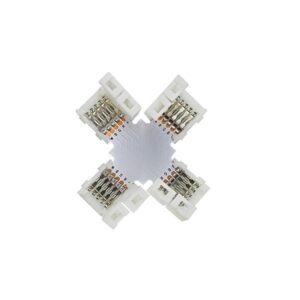 ΕΝΩΤΙΚΟΣ ΣΤΑΥΡΟΣ ΓΙΑ SMD RGBW 10mm EUROLAMP – 145-73946