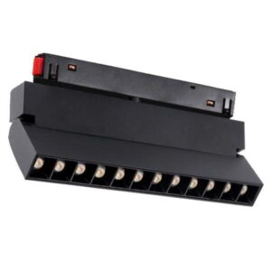 ΣΠΟΤ ΜΑΓΝΗΤΙΚΗΣ ΡΑΓΑΣ LED 12W 24° 4000Κ CX20-DQ01 ΜΑΥΡΟ EUROLAMP – 145-59933