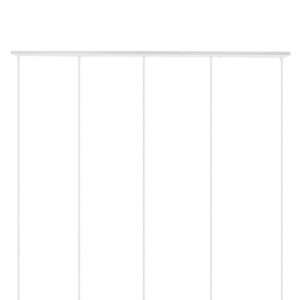 DIY Ροζέτα Φωτιστικού Λευκή Ορθογώνια 1500x50mm με 5 Τρύπες GloboStar 90827