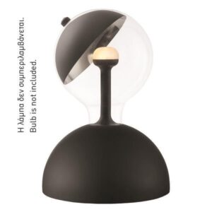 ΦΩΤΙΣΤΙΚΟ "MOVE ME" ΕΠΙΤΡΑΠΕΖΙΟ ΜΑΥΡΟ ΗΜΙΣΦΑΙΡΙΚΟ EUROLAMP – 147-81895