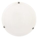 ΠΛΑΦΟΝΙΕΡΑ ΤΟΙΧΟΥ “ERIS” Φ30 Ε27 ΛΕΥΚΟ/ ΝΙΚΕΛ EUROLAMP 145-22411
