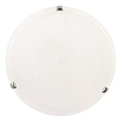 ΠΛΑΦΟΝΙΕΡΑ ΤΟΙΧΟΥ “ERIS” Φ30 Ε27 ΛΕΥΚΟ/ ΝΙΚΕΛ EUROLAMP 145-22411