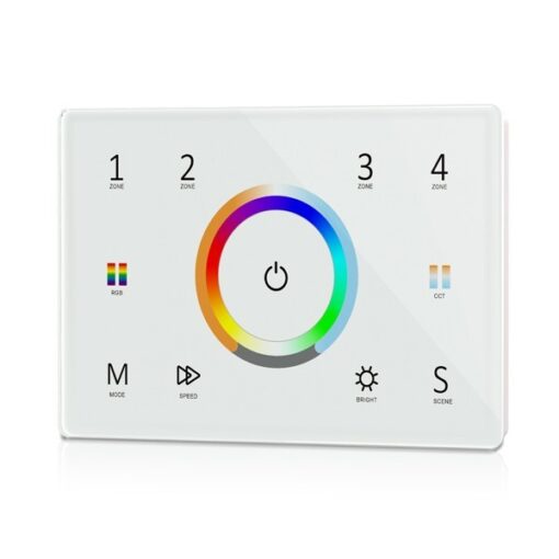 DMX MASTER/RF ΧΩΝΕΥΤΟ "T15(IT)'' ΜΟΝΟΧΡΩΝΟ/CCT/RGB/RGBW/RGB+CCT 100-240VAC 4 ΔΙΑΔΡΟΜΕΣ EUROLAMP – 145-71514