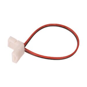 ΦΙΣ LED CONNECTOR 2 ΕΠΑΦΩΝ ΜΕ ΚΑΛΩΔΙΟ 2835 12V/24V DC EUROLAMP 147-70755