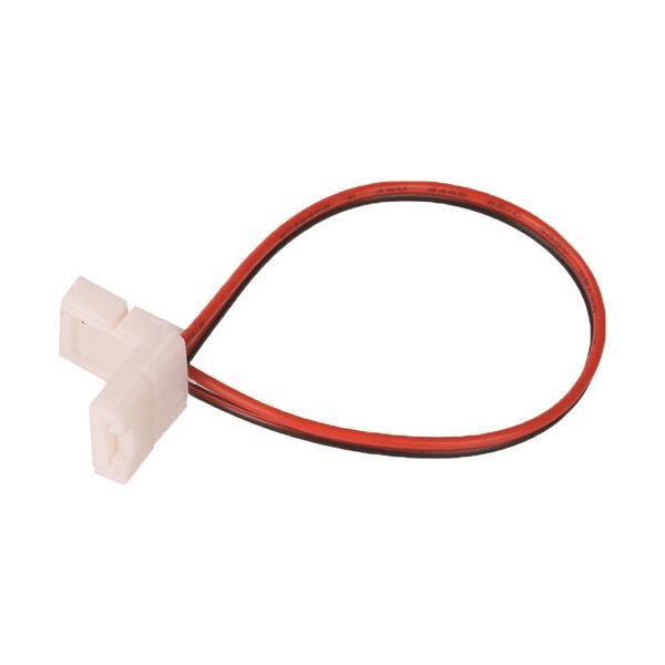 ΦΙΣ LED CONNECTOR 2 ΕΠΑΦΩΝ ΜΕ ΚΑΛΩΔΙΟ 2835 12V/24V DC EUROLAMP 147-70755