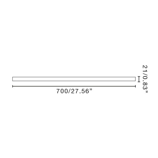 Faro Barcelona ROD 700mm Ø21 NIQUEL SAT LANTAU DC LED – 3T071610FR