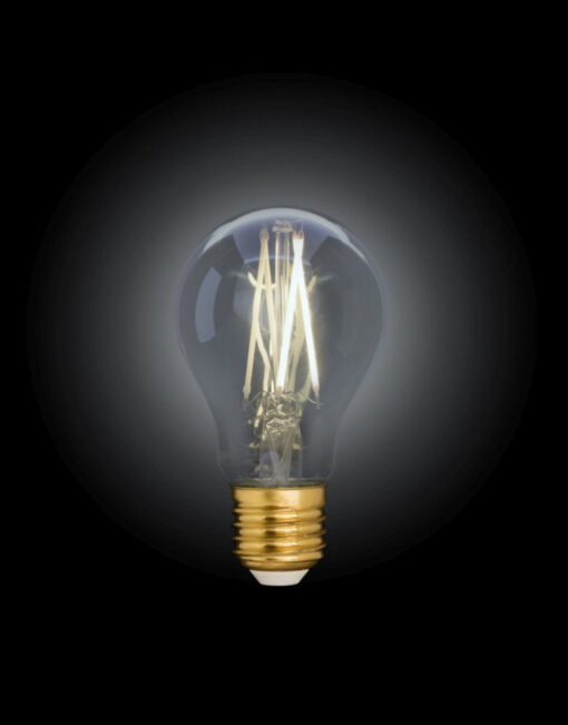 Έξυπνη λάμπα LED filament μελί A60 E27 7,5W ρυθμιζόμενο λευκό 2200-5500K Lutec Connect – 1-T8711001312