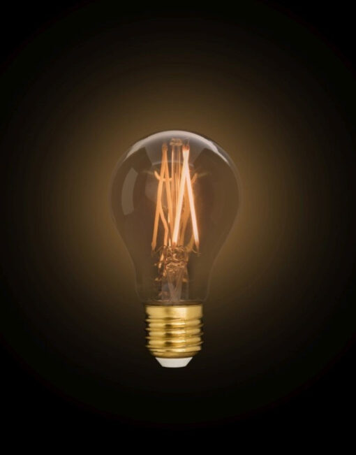 Έξυπνη λάμπα LED filament μελί A60 E27 7,5W ρυθμιζόμενο λευκό 2200-5500K Lutec Connect – 1-T8711001312
