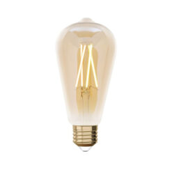 Έξυπνη λάμπα LED filament μελί ST64 E27 7,5W ρυθμιζόμενο λευκό2200-5500K Lutec Connect – 1-T8711101312