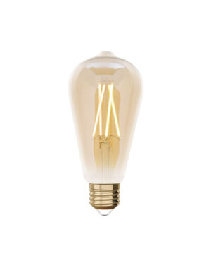 Έξυπνη λάμπα LED filament μελί ST64 E27 7,5W ρυθμιζόμενο λευκό2200-5500K Lutec Connect – 1-T8711101312