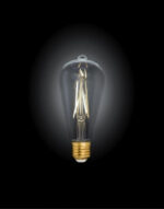 Έξυπνη λάμπα LED filament μελί ST64 E27 7,5W ρυθμιζόμενο λευκό2200-5500K Lutec Connect – 1-T8711101312