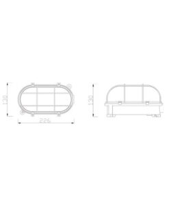 ΧΕΛΩΝΑ ΜΕΤ.ΣΤΕΓ.IPX4 100W ΓΚΡΙ – 1-U004060