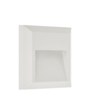 ΦΩΤΙΣΤΙΚΟ ΑΠΛΙΚΑ LED SLIM 124X124X28mm 2W 3000k 60lm IP65 ΠΛΑΣΤΙΚΟ ΛΕΥΚΟ SEASIDE UNIVERSE – 1-U005623