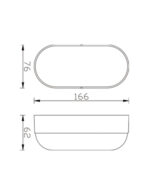 ΦΩΤΙΣΤΙΚΟ ΧΕΛΩΝΑ LED 166X76X62mm 8W 3000K 540lm IP65 ΠΛΑΣΤΙΚΟ ΛΕΥΚΟ SEASIDE UNIVERSE – 1-U005661