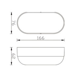 ΦΩΤΙΣΤΙΚΟ ΧΕΛΩΝΑ LED 166X76X62mm 8W 3000K 540lm IP65 ΠΛΑΣΤΙΚΟ ΛΕΥΚΟ SEASIDE UNIVERSE – 1-U005661