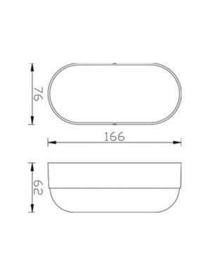 ΦΩΤΙΣΤΙΚΟ ΧΕΛΩΝΑ LED 166X76X62mm 8W 3000K 540lm IP65 ΠΛΑΣΤΙΚΟ ΛΕΥΚΟ SEASIDE UNIVERSE – 1-U005661