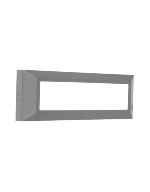 ΦΩΤΙΣΤΙΚΟ ΑΠΛΙΚΑ LED SLIM 230X80X28mm 5W 3000k 260lm IP65 ΠΛΑΣΤΙΚΟ ΓΚΡΙ SEASIDE UNIVERSE – 1-U008075