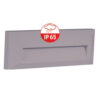 ΦΩΤΙΣΤΙΚΟ ΑΠΛΙΚΑ LED SLIM 230X80X28mm 3W 3000k 100lm IP65 ΠΛΑΣΤΙΚΟ ΓΚΡΙ SEASIDE UNIVERSE – 1-U008082