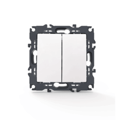 PRIME ΔΙΑΚΟΠΤΗΣ ΚΟΜΜΥΤΑΤΕΡ ΜΕ ΚΛΙΠ 1+1P 10AX 250VAC IP20 ΛΕΥΚΟΣ ACA – 1000110201